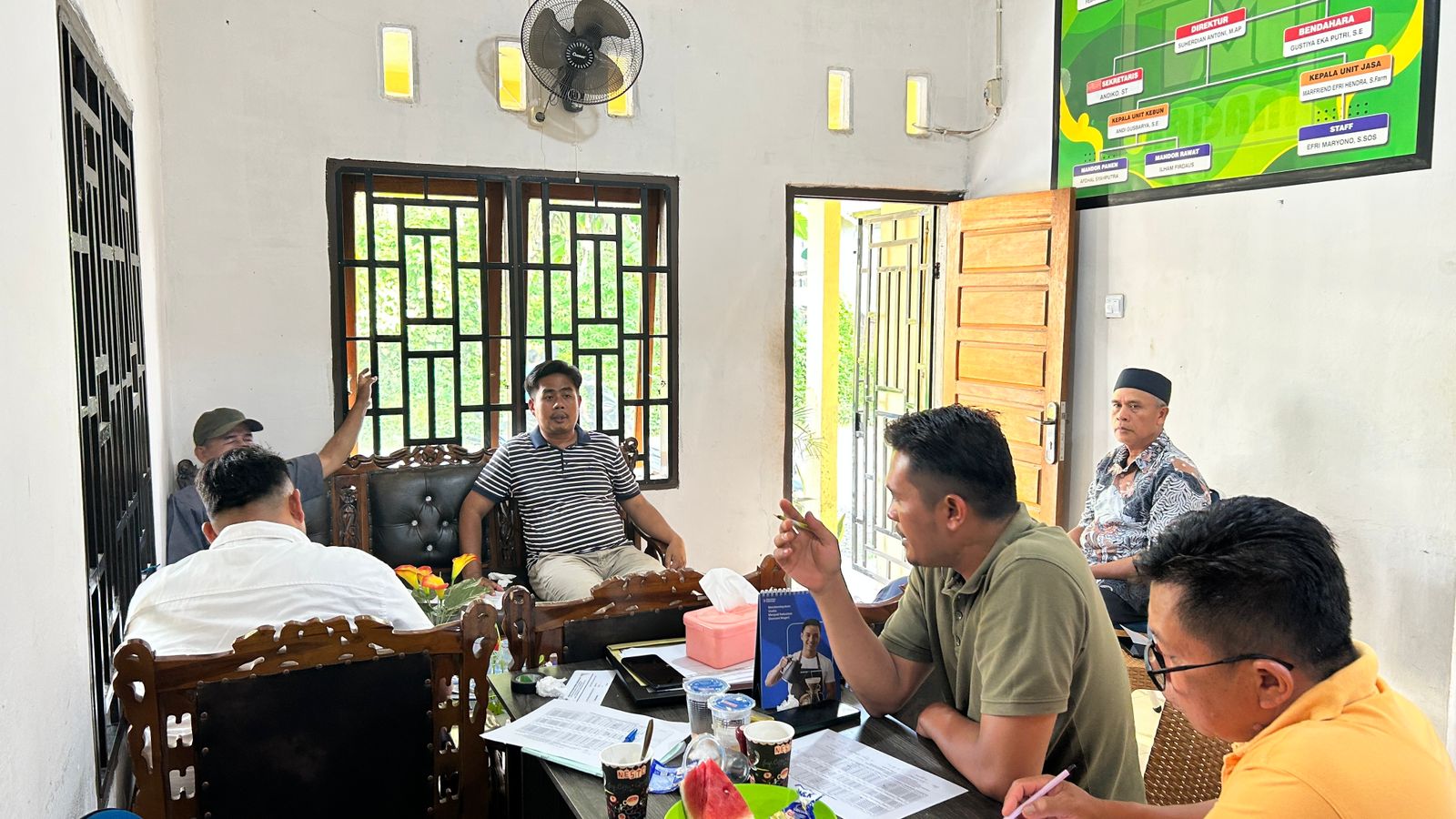 Koperasi Produsen Madani Lubuk Malako Gelar Diskusi Bersama Koperasi Swamata Talao dan Rapat Evaluasi Tumbang Ciping