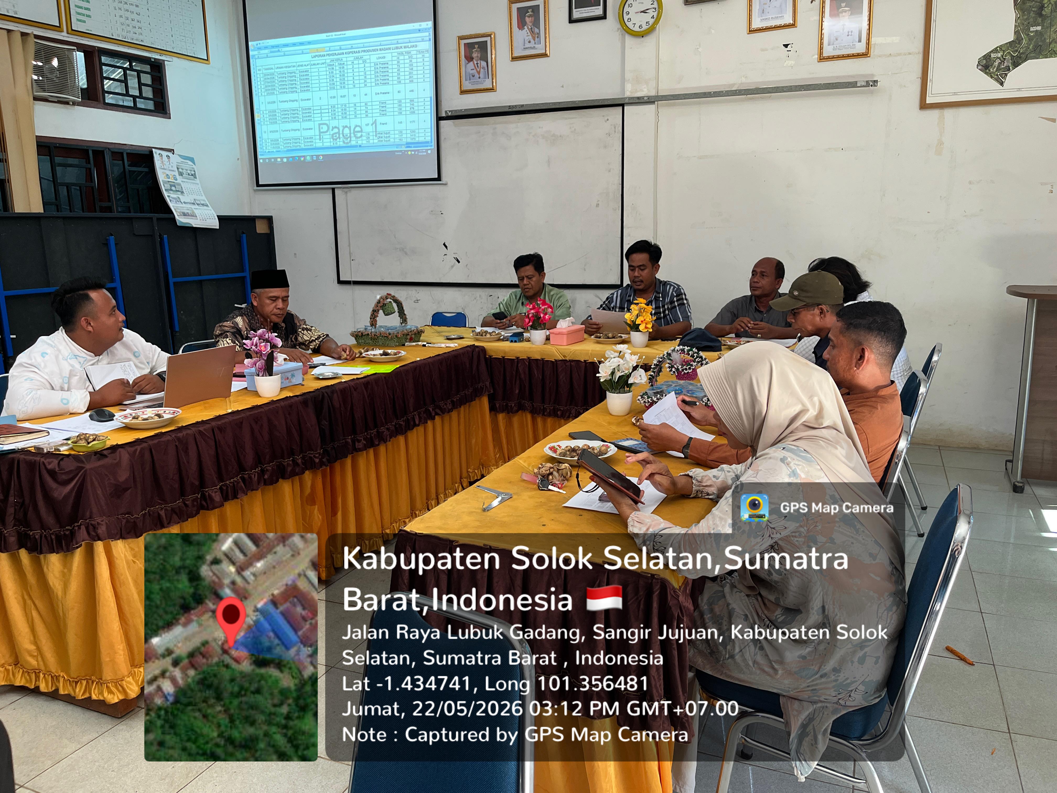Koperasi Produsen Madani Lubuk Malako Gelar Evaluasi Progres PSR Tahap 1