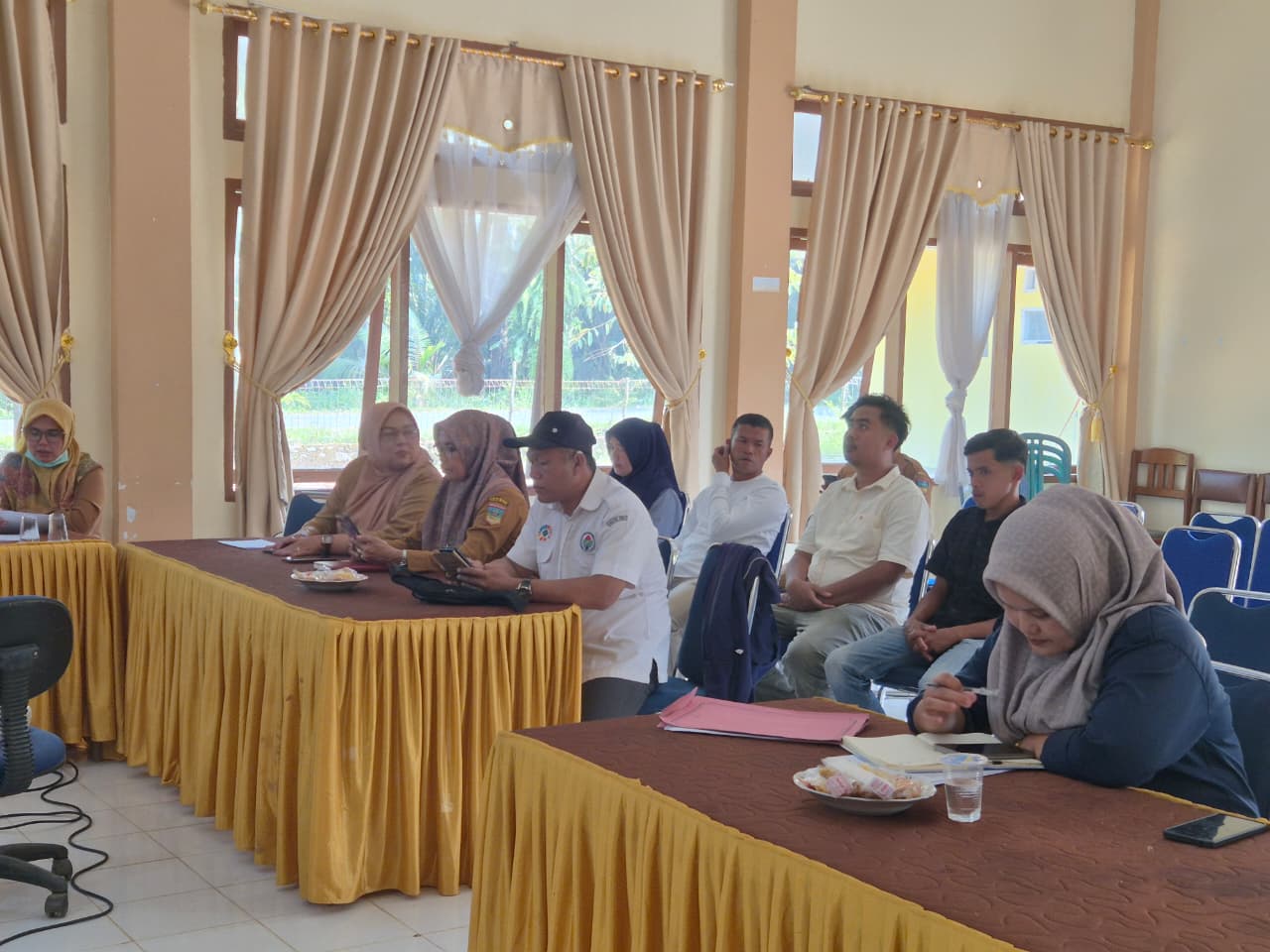 BUMNag Madani Lubuk Malako Ikuti Monitoring dan Evaluasi BUMNag se-Kecamatan Sangir Jujuan